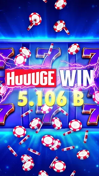 Huuuge Casino Slots Vegas 777 (Хьюдж Казино Слотс Вегас 777)  [МОД Много денег] Screenshot 5