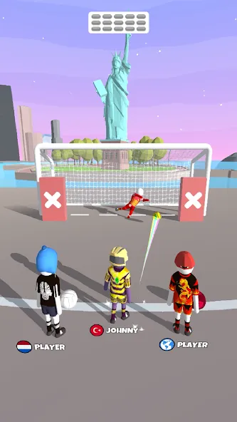 Goal Party - Soccer Freekick (Гоал Парти)  [МОД Unlocked] Screenshot 2