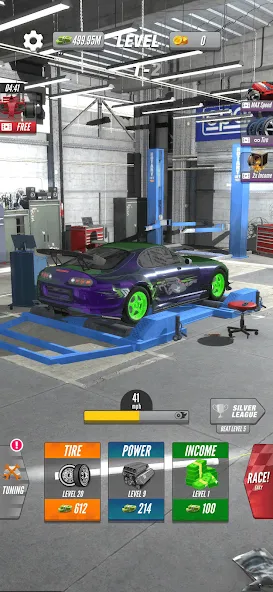 Dyno 2 Race - Car Tuning (Дино 2 Гонка)  [МОД Unlimited Money] Screenshot 2