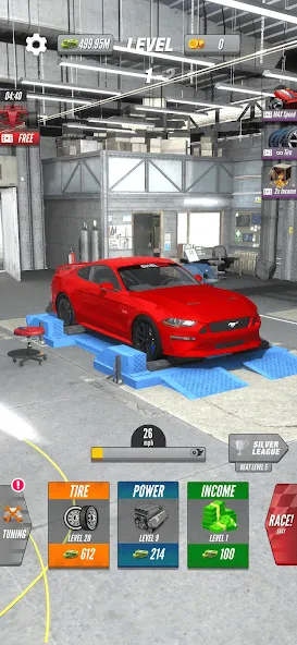 Dyno 2 Race - Car Tuning (Дино 2 Гонка)  [МОД Unlimited Money] Screenshot 4