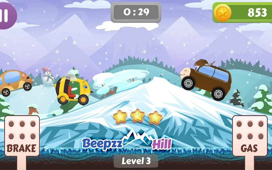 Car Racing game for toddlers  [МОД Бесконечные монеты] Screenshot 5