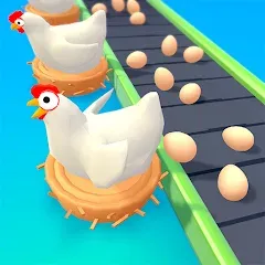 Скачать взлом Idle Egg Factory  [МОД Меню] - стабильная версия apk на Андроид