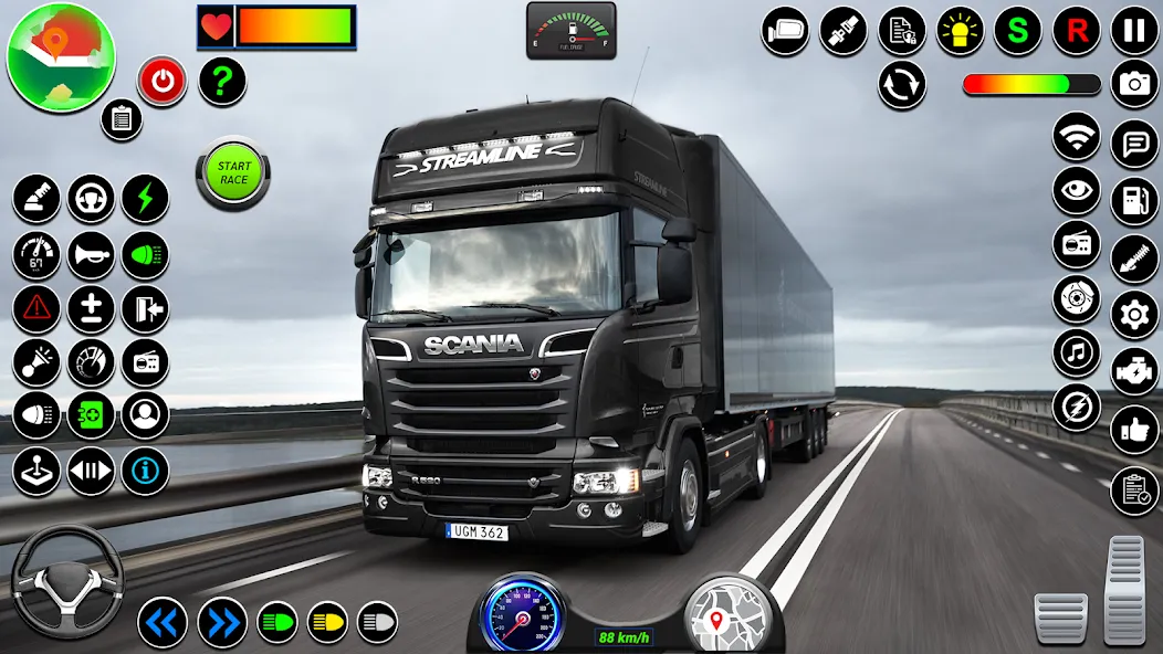 Indian Truck Heavy Cargo Duty  [МОД Меню] Screenshot 1