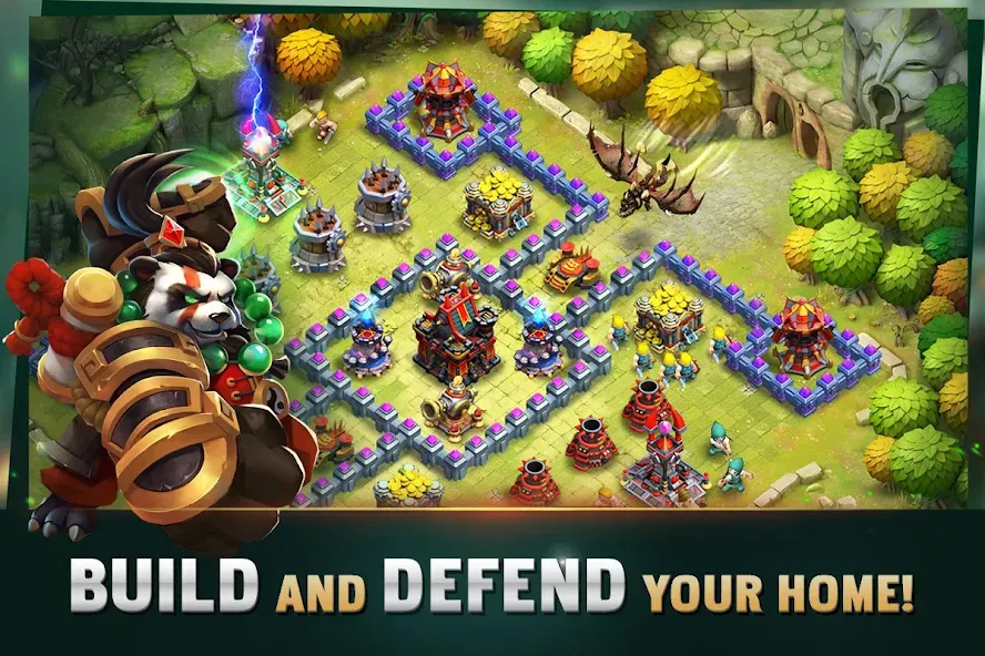 Clash of Lords 2: Guild Castle (Клэш оф Лордс 2)  [МОД Menu] Screenshot 1