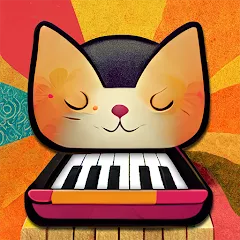 Скачать взломанную Cat Piano Meow - Sounds & Game  [МОД Mega Pack] - полная версия apk на Андроид