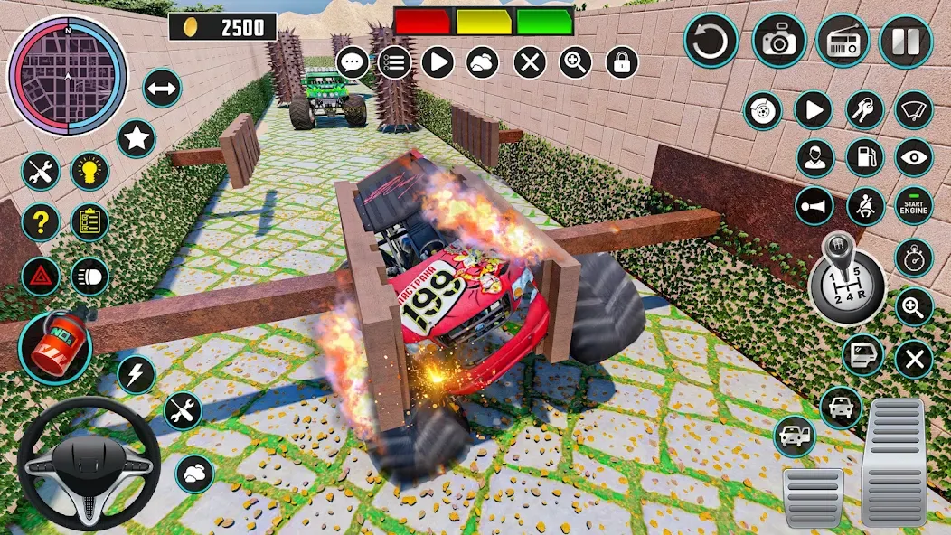 Monster Truck Maze Puzzle Game  [МОД Бесконечные деньги] Screenshot 5