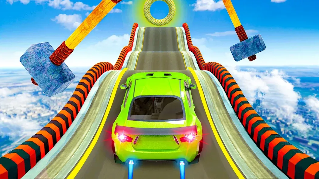 Mega Ramp Car Stunts Race Game  [МОД Unlimited Money] Screenshot 5