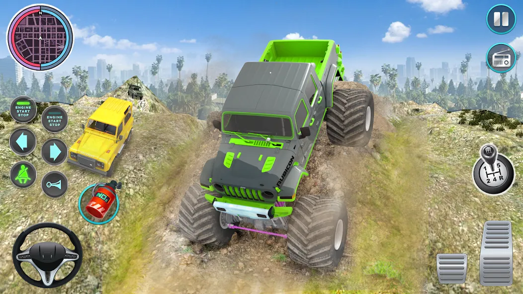 Monster Truck Off Road Racing  [МОД Unlocked] Screenshot 2