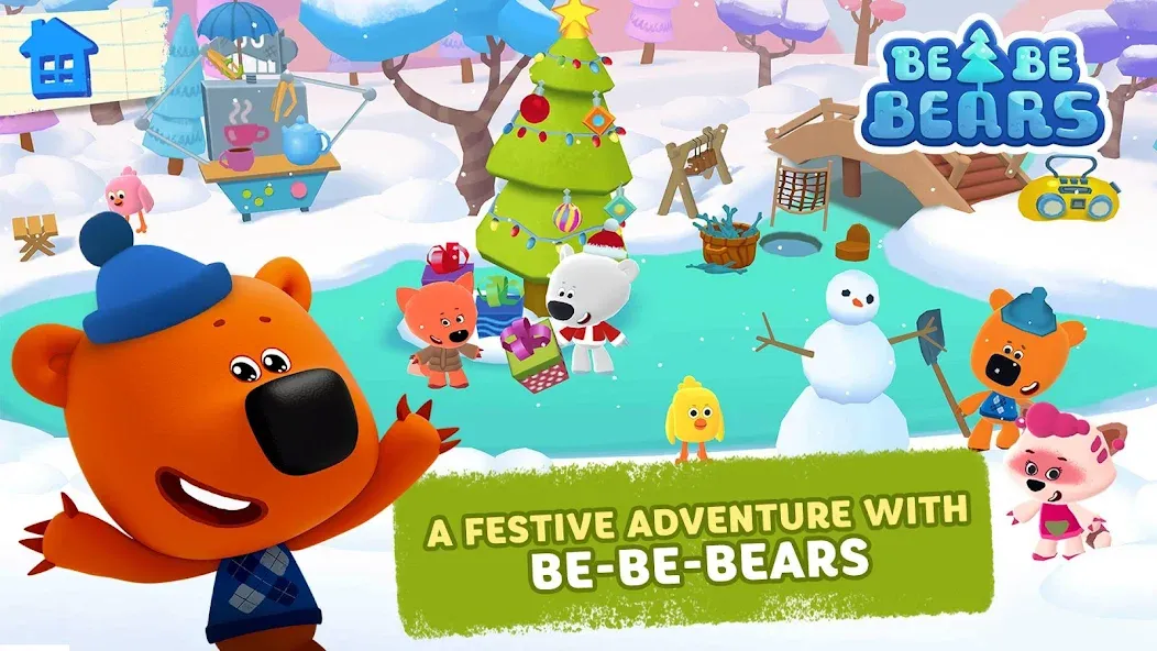 Be-be-bears - Creative world  [МОД Бесконечные монеты] Screenshot 3