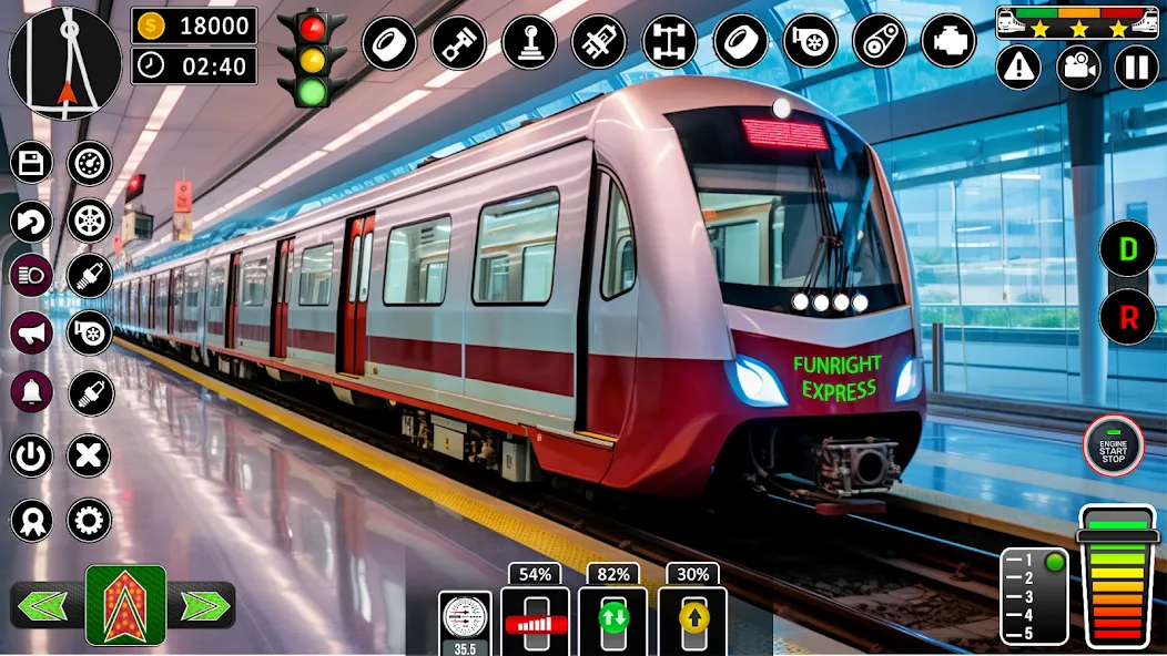 City Train Games Driver Sim 3D  [МОД Все открыто] Screenshot 5