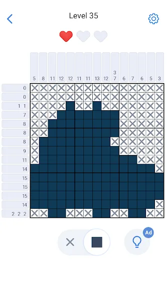 Pixel Art: Logic Nonogram (Пиксельное искусство головоломка)  [МОД Все открыто] Screenshot 4