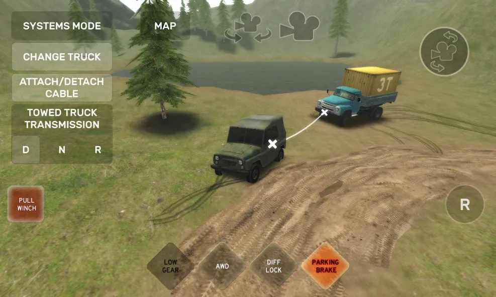 Dirt Trucker: Muddy Hills (Дрт Трукер)  [МОД Menu] Screenshot 1