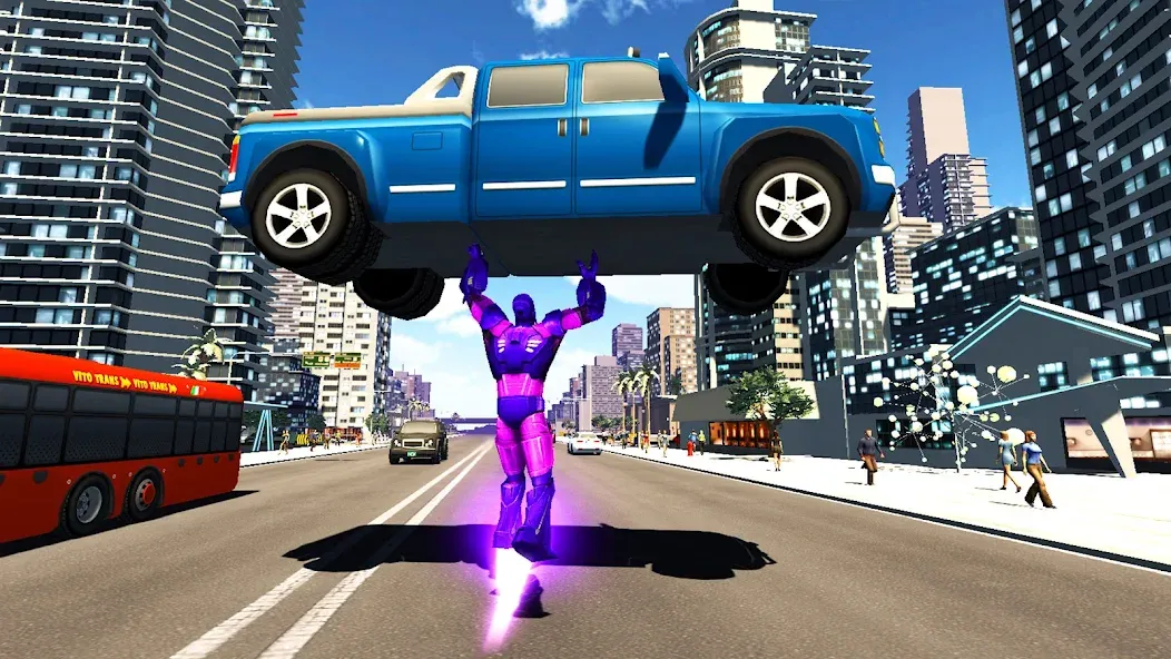 Super city hero:Iron Hero War (Супер сити герой)  [МОД Unlimited Money] Screenshot 3