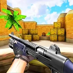 Взлом Gun Strike: FPS Shooter Game (Каунтер Атак)  [МОД Unlimited Money] - последняя версия apk на Андроид