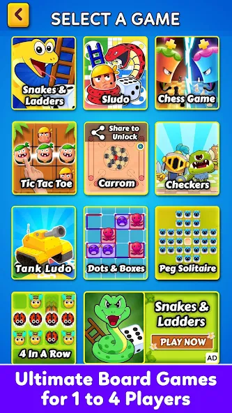Family Board Games Offline  [МОД Много денег] Screenshot 1