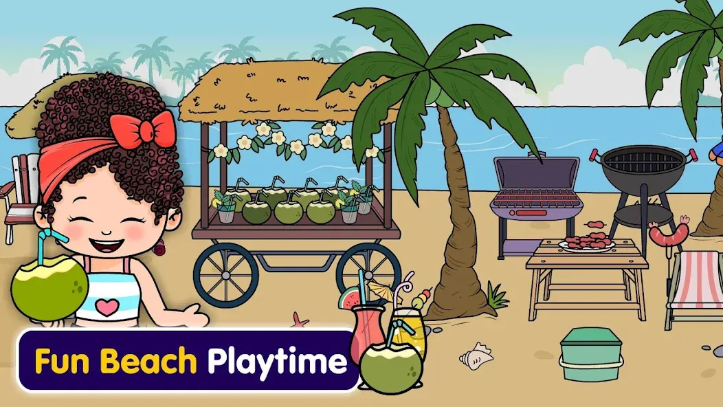 Tizi Town - My Hotel Games  [МОД Много монет] Screenshot 5