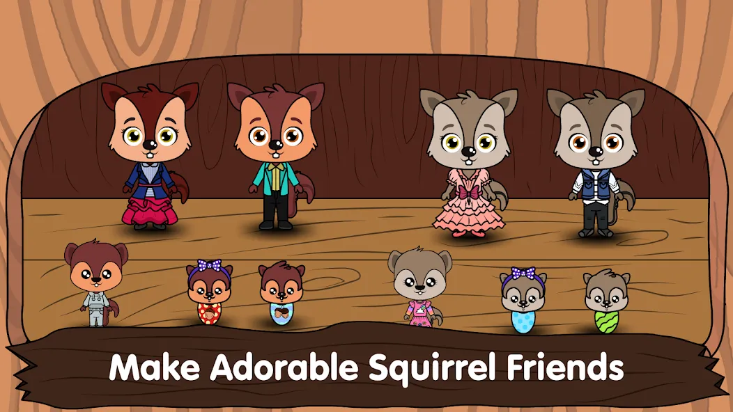 Animal Town - My Squirrel Home  [МОД Бесконечные деньги] Screenshot 3