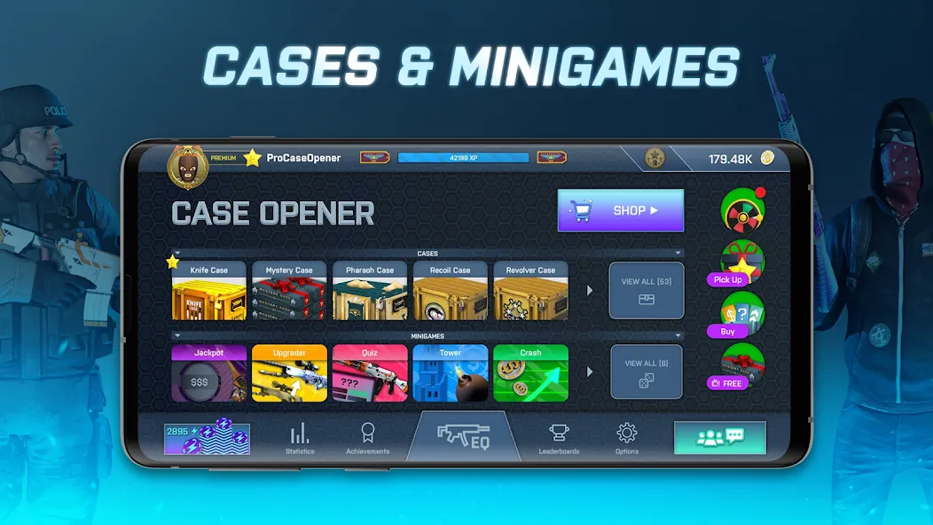 Case Opener - skins simulator (Кейс Опенер)  [МОД Меню] Screenshot 2