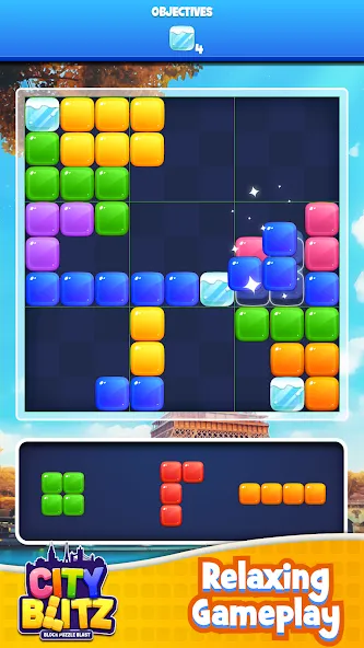 City Blitz-Block Puzzle Blast (Блок Головоломка Кинг)  [МОД Unlimited Money] Screenshot 2