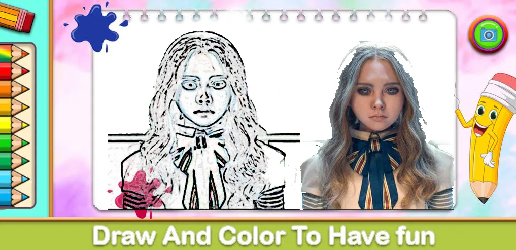 Megan Coloring Game (Меган Колоринг Гейм)  [МОД Unlocked] Screenshot 4