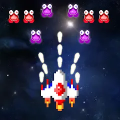 Взломанная Galaxiga Retro Arcade Action (Галаксига Ретро Аркейд Экшн)  [МОД Unlocked] - полная версия apk на Андроид