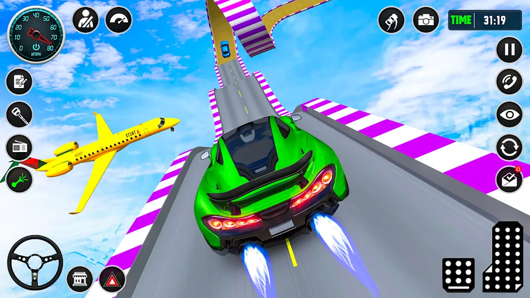 Ramp Car Stunt Racing Game (Крейзи Кар Стантс)  [МОД Mega Pack] Screenshot 3