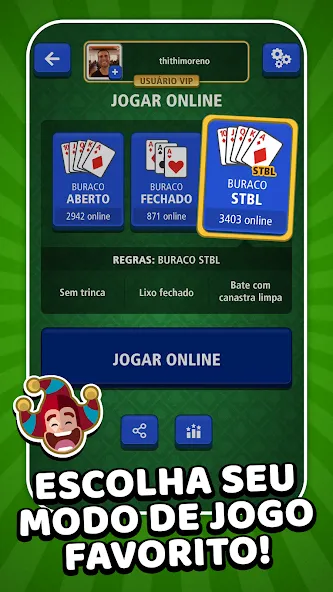 Buraco Jogatina: Card Games (Бурако Жогатина)  [МОД Много денег] Screenshot 3