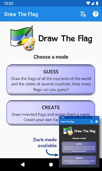 Draw The Flag - Quiz & Maker  [МОД Menu] Screenshot 1