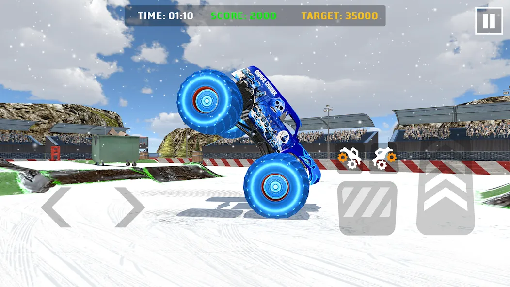 Car Games: Monster Truck Stunt (Монстртрак стант)  [МОД Mega Pack] Screenshot 2