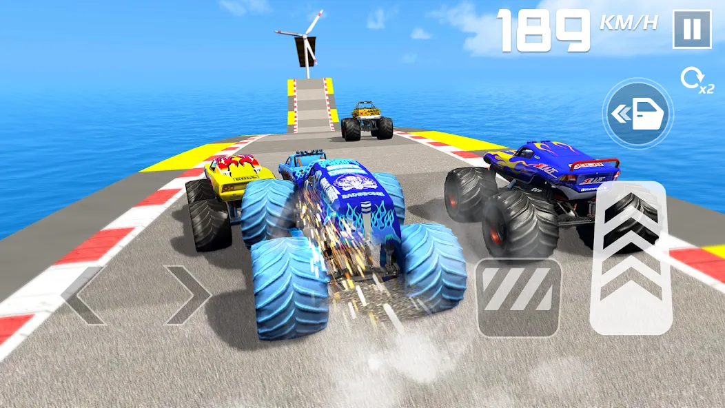 Car Games: Monster Truck Stunt (Монстртрак стант)  [МОД Mega Pack] Screenshot 5