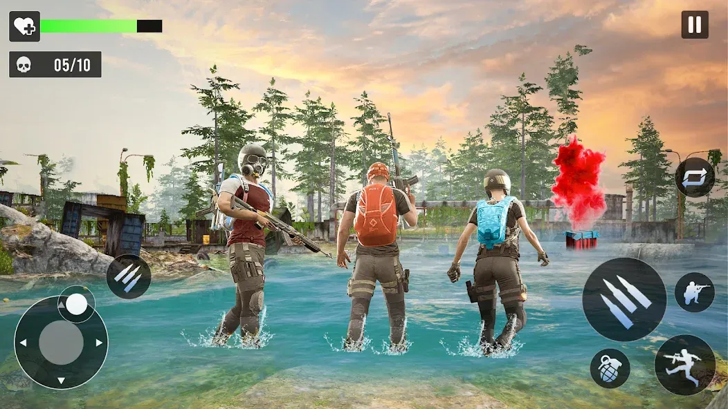 Gun Games - FPS Shooting Games (ФПС офлайн игры по стрельбе из пистолета)  [МОД Бесконечные монеты] Screenshot 4