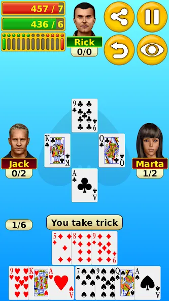 Spades  [МОД Unlocked] Screenshot 2