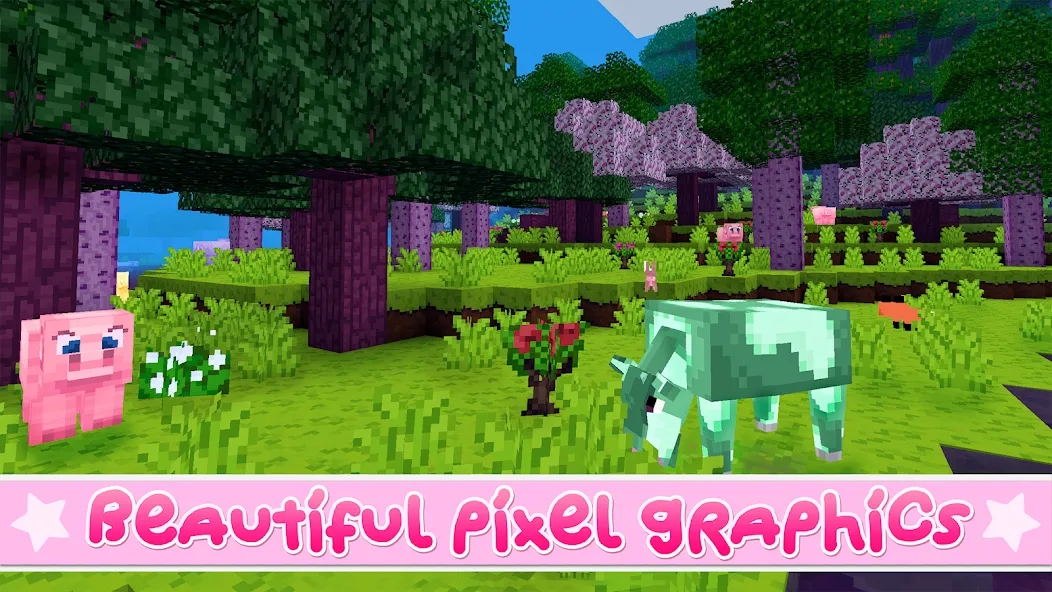 Kawaii World - Craft and Build (Кавайи Ворлд)  [МОД Меню] Screenshot 4