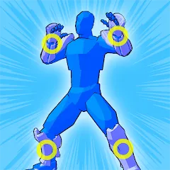 Взлом Draw Action: Freestyle Fight (Дроу Экшн)  [МОД Много монет] - полная версия apk на Андроид