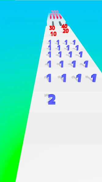 Number Master: Run and merge (Намбер Мастер)  [МОД Бесконечные деньги] Screenshot 1