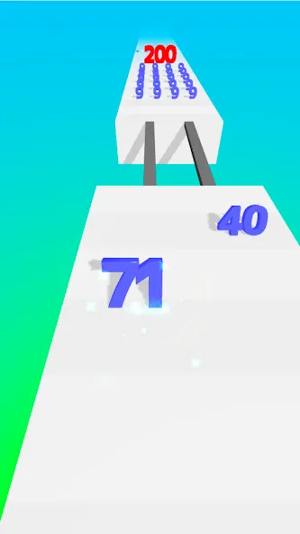 Number Master: Run and merge (Намбер Мастер)  [МОД Бесконечные деньги] Screenshot 3