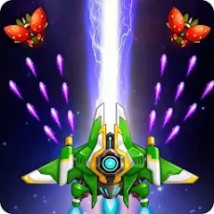 Взломанная Galaxy Attack - space shooting (Гэлакси Атак)  [МОД Unlocked] - последняя версия apk на Андроид