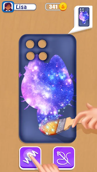 Phone Case DIY Mobile Games  [МОД Много монет] Screenshot 2