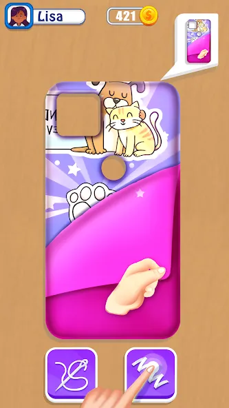 Phone Case DIY Mobile Games  [МОД Много монет] Screenshot 3