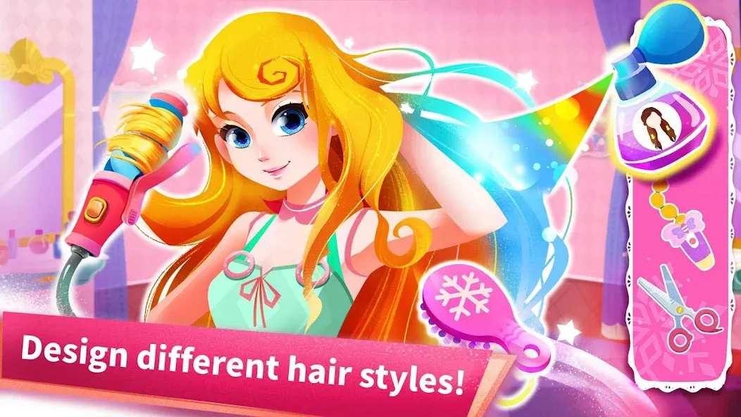 Little Panda: Princess Salon  [МОД Menu] Screenshot 3