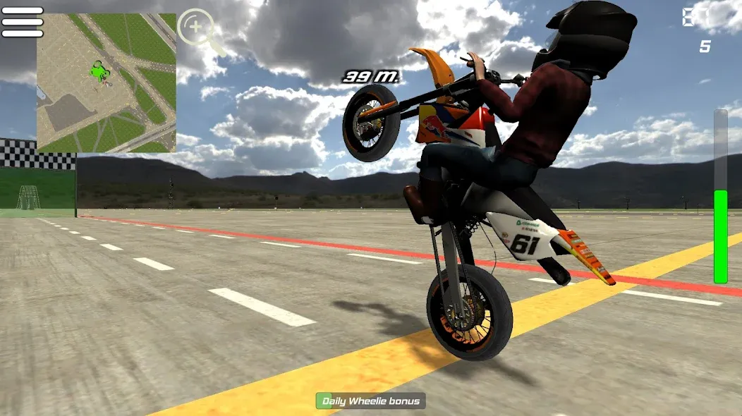 Wheelie King 5 (Уили Кинг 5)  [МОД Бесконечные монеты] Screenshot 1