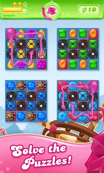 Candy Crush Jelly Saga (Кенди Краш Джелли Сага)  [МОД Бесконечные монеты] Screenshot 4