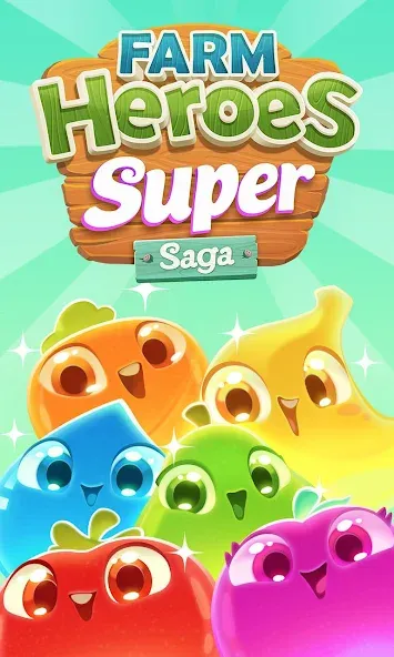 Farm Heroes Super Saga (Фарм Хероес Супер Сага)  [МОД Все открыто] Screenshot 5