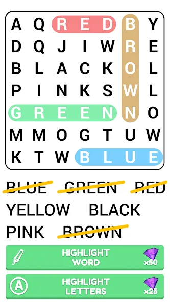 Word Search Puzzle Game  [МОД Unlocked] Screenshot 2