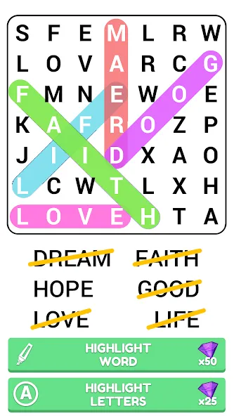 Word Search Puzzle Game  [МОД Unlocked] Screenshot 3