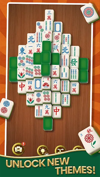 Mahjong Solitaire - Master (Маджонг Солитер)  [МОД Бесконечные монеты] Screenshot 3