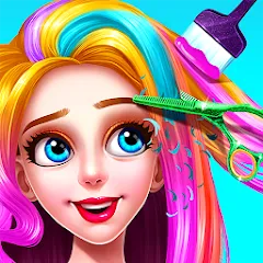 Скачать взлом Girls Hair Salon  [МОД Бесконечные деньги] - полная версия apk на Андроид