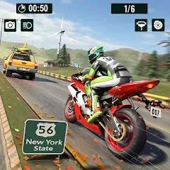 Скачать взломанную Moto World Tour: Bike Racing  [МОД Unlocked] - стабильная версия apk на Андроид