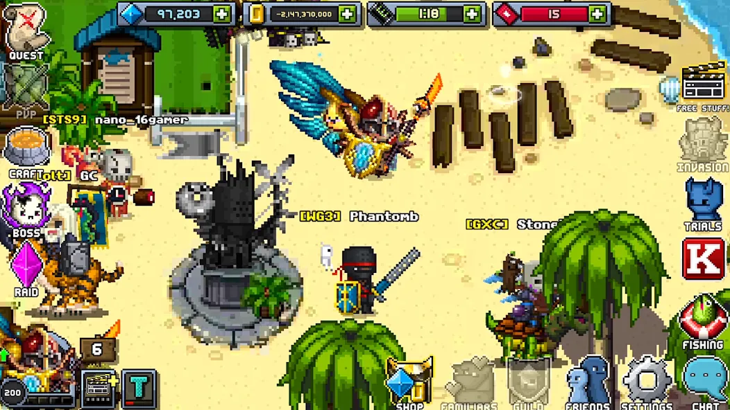 Bit Heroes Quest: Pixel RPG (Бит Хероес Квест)  [МОД Menu] Screenshot 4