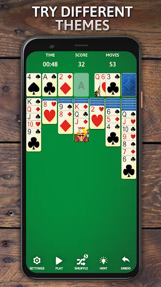 Solitaire Classic Era Games  [МОД Бесконечные монеты] Screenshot 3